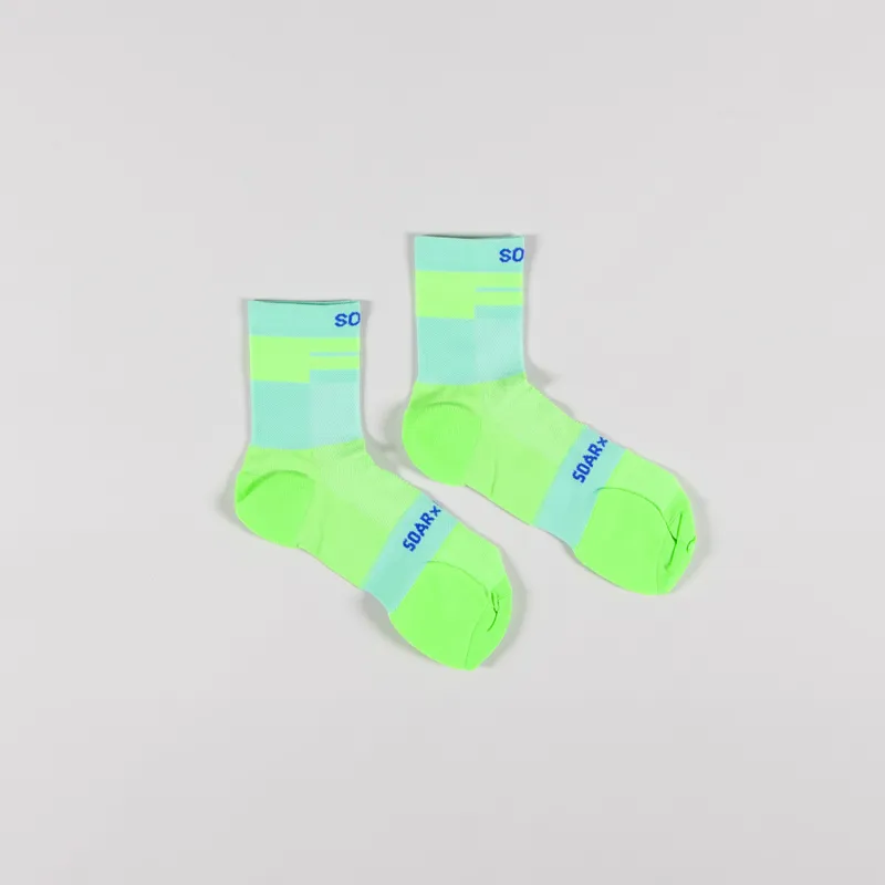 SOAR Running Ankle Sock Green
