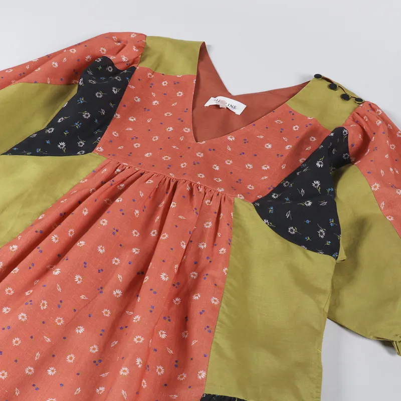 Sideline Womens Annie Dress Mixed Print-4