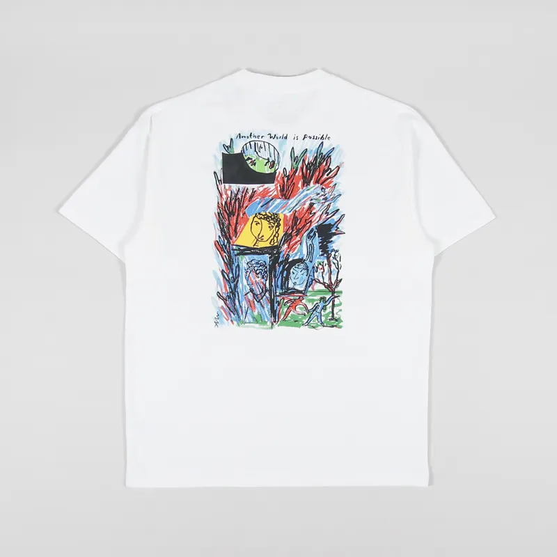 Polar Skate Co. Another World Is Possible T Shirt White