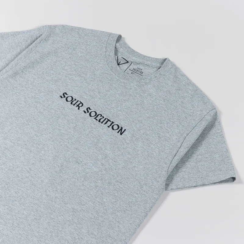 Sour Solution Anti Slice T Shirt Heather Grey-3