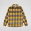 Norse Projects Anton Brushed Flannel Check Shirt Turmeric Yellow