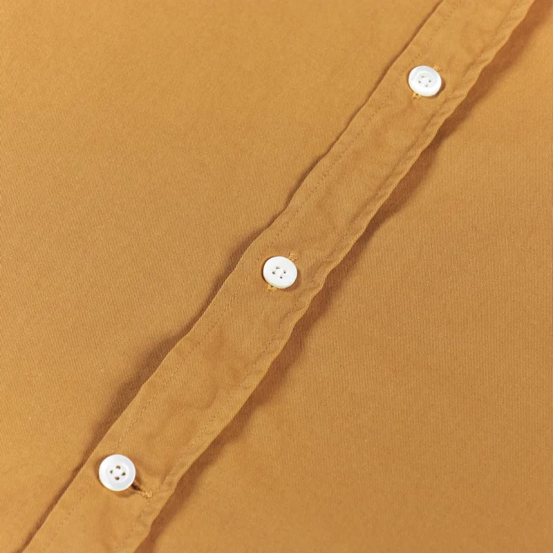 Norse Projects Anton Light Twill Shirt Turmeric Yellow-5