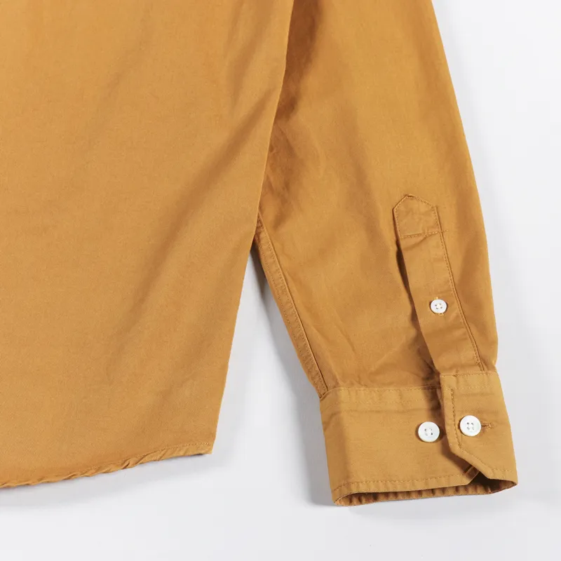 Norse Projects Anton Light Twill Shirt Turmeric Yellow-4