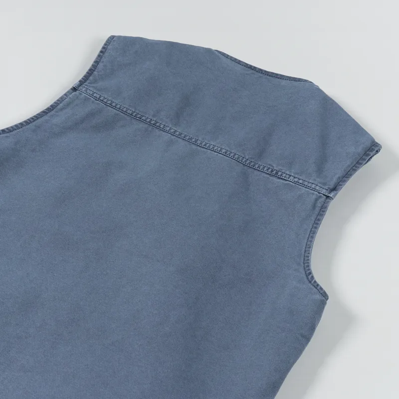 Carhartt WIP Arbor Vest Storm Blue Faded-4
