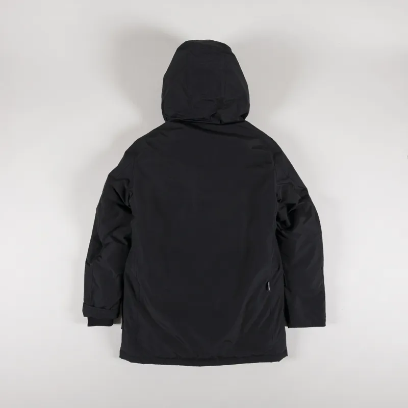 Woolrich Arctic Parka in Ramar Cloth Black-2