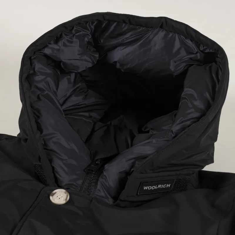 Woolrich Arctic Parka in Ramar Cloth Black-3