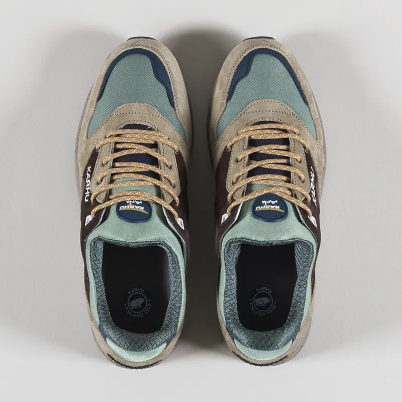 Karhu Aria 95 Shoes Slate Green Cappuccino-3