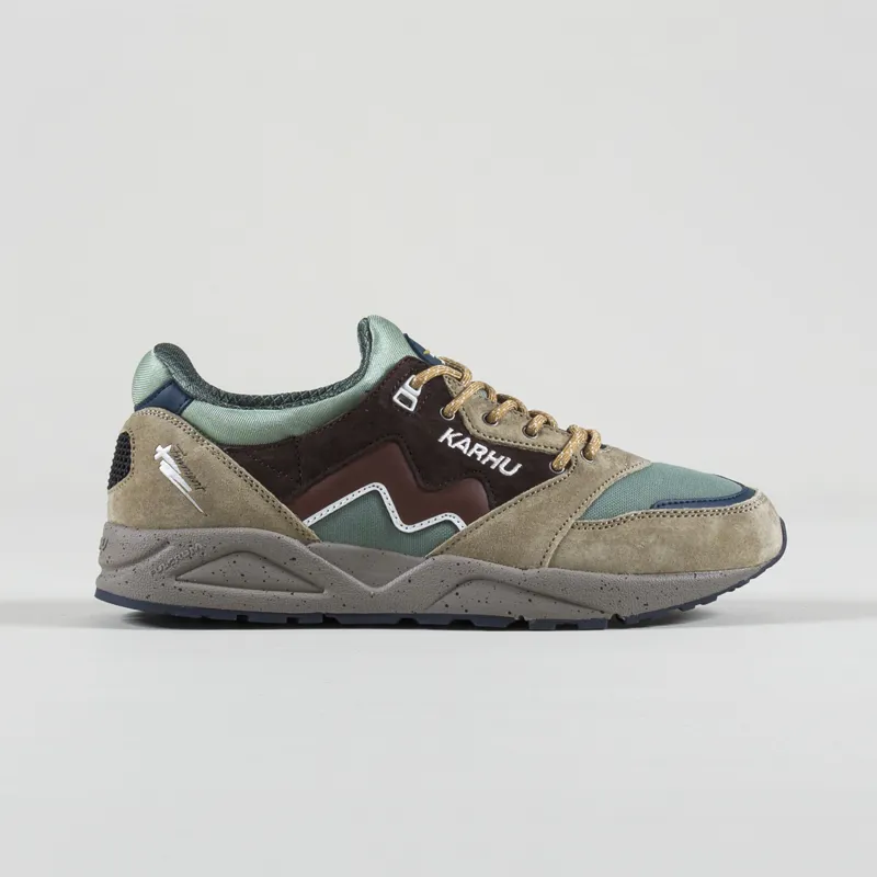 Karhu Aria 95 Shoes Slate Green Cappuccino-2