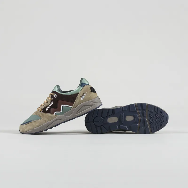 Karhu Aria 95 Shoes Slate Green Cappuccino-4