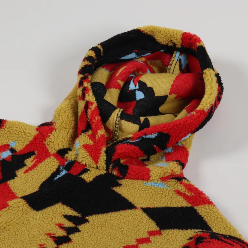 Aries Fleece Oversized Hoody Multi-7