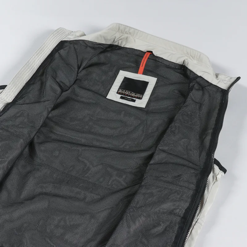 Napapijri Rionapo Vest Beige Silver-4