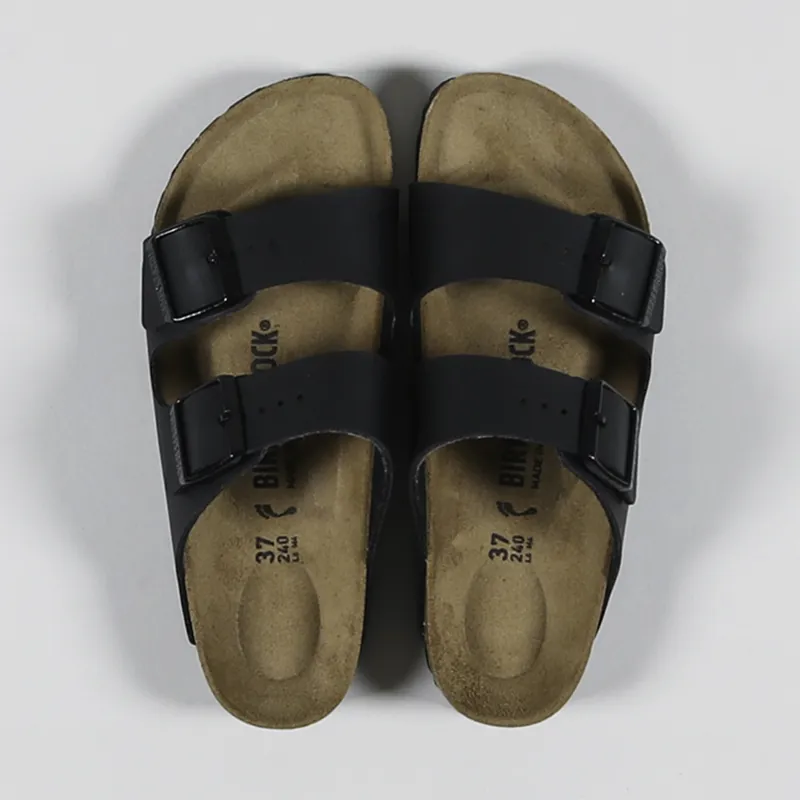 Birkenstock Womens Arizona Birko-Flor Narrow Fit Sandals Black-2