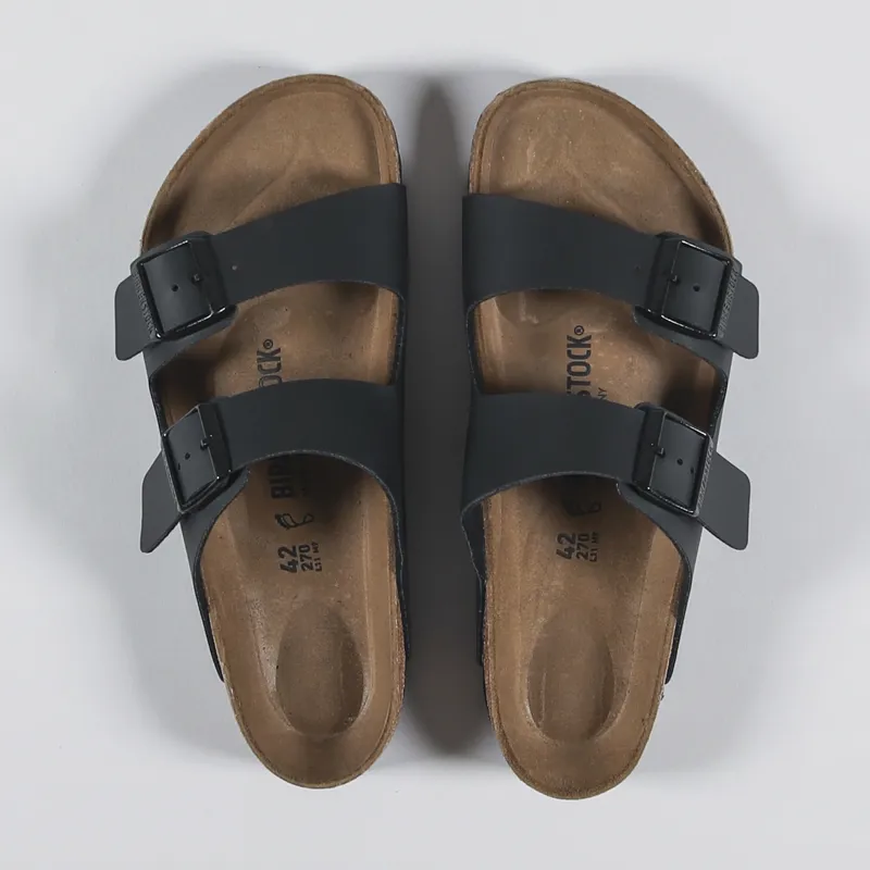 Birkenstock Arizona Birko-Flor Regular Fit Sandals Black-1
