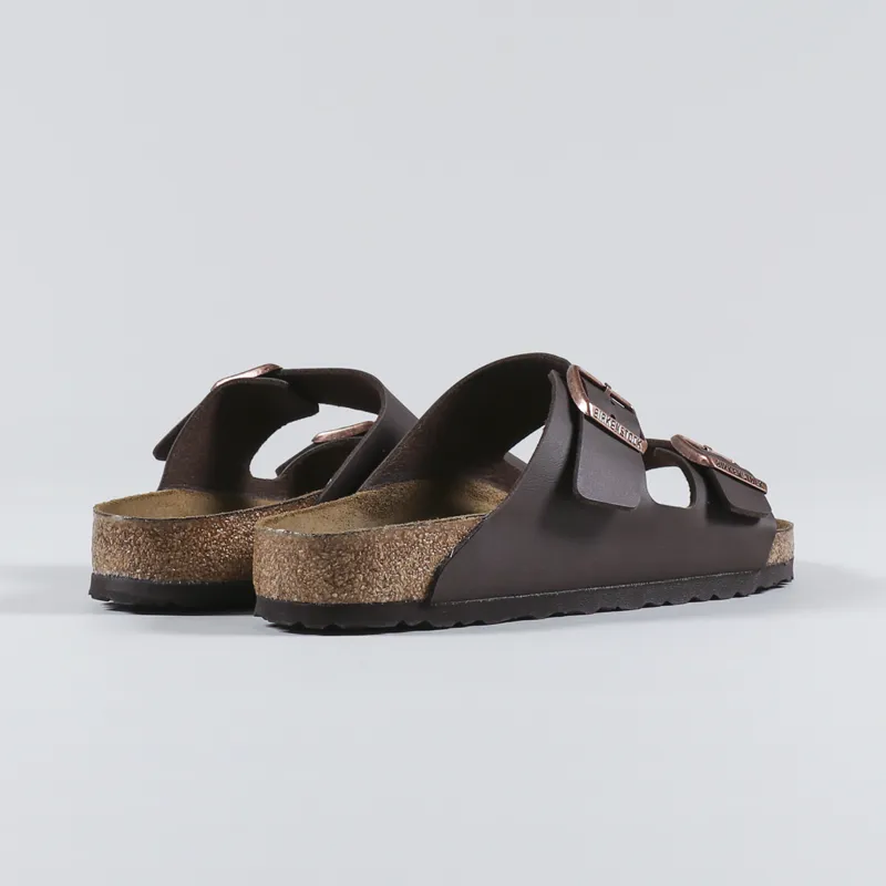 Birkenstock Arizona Birko-Flor Regular Fit Sandals Dark Brown-3
