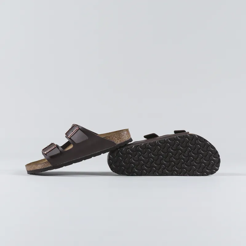Birkenstock Arizona Birko-Flor Regular Fit Sandals Dark Brown-2