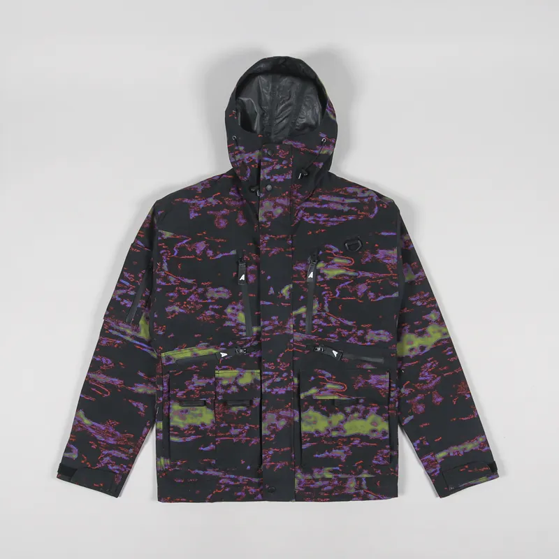 Edwin x Arkair Hooded Waterproof Jacket Digi Camo