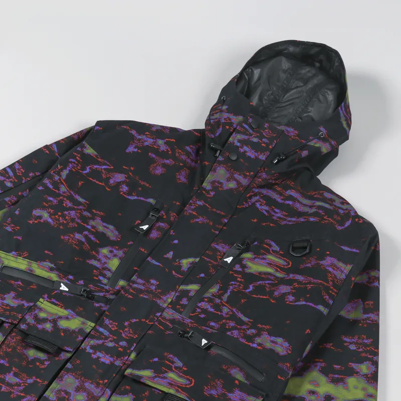 Edwin x Arkair Hooded Waterproof Jacket Digi Camo-3