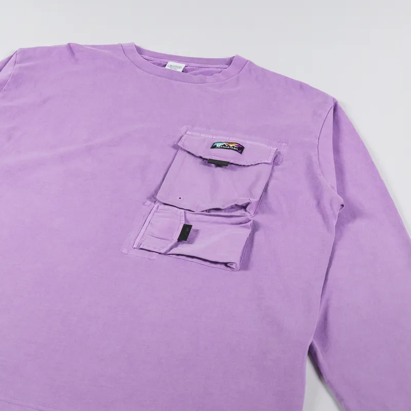 Manastash Armor Long Sleeve T Shirt Violet-2