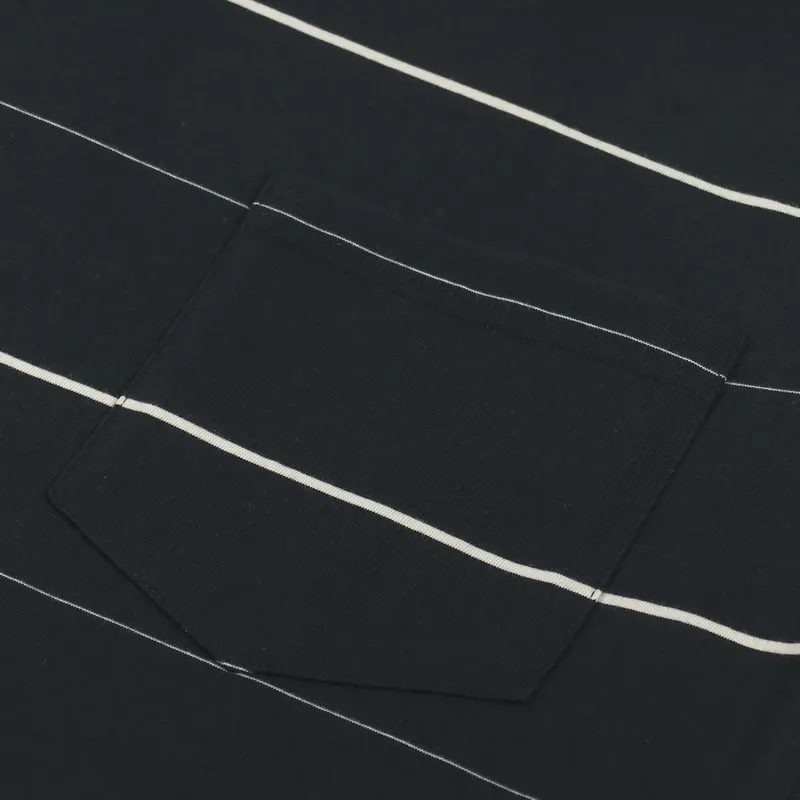 NN07 Arnold Stripe T Shirt Black-1