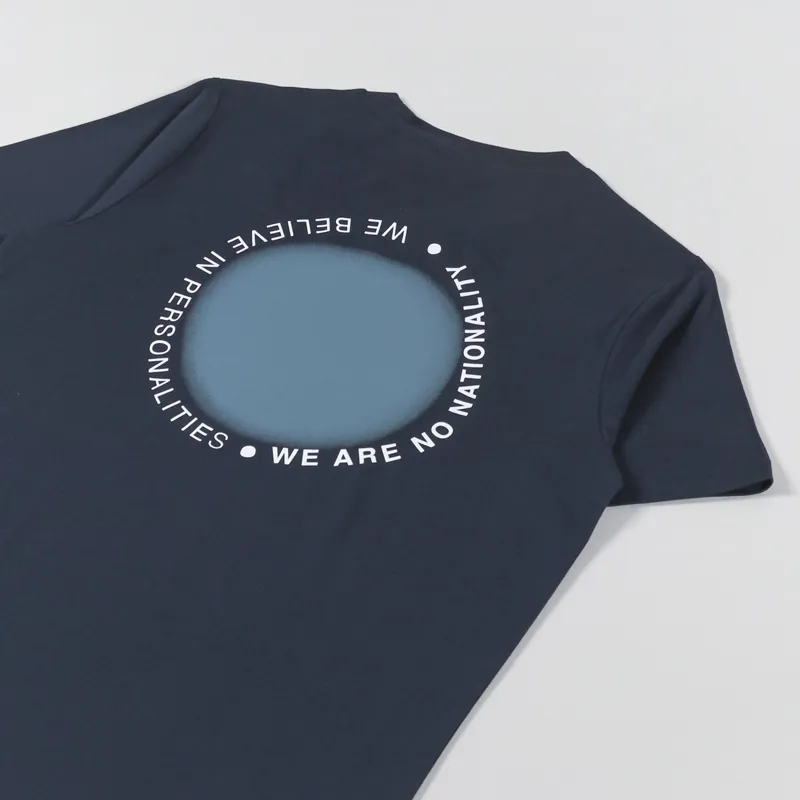 NN07 Arnold Print T Shirt Navy-3