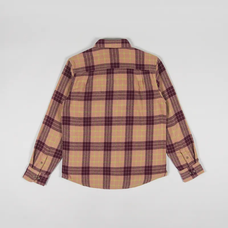 Obey Arnold Woven Shirt Italian Clay Multi-1