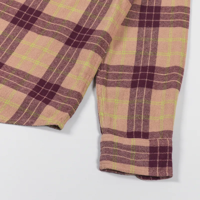 Obey Arnold Woven Shirt Italian Clay Multi-6