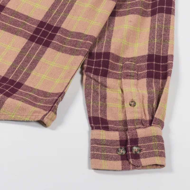 Obey Arnold Woven Shirt Italian Clay Multi-4