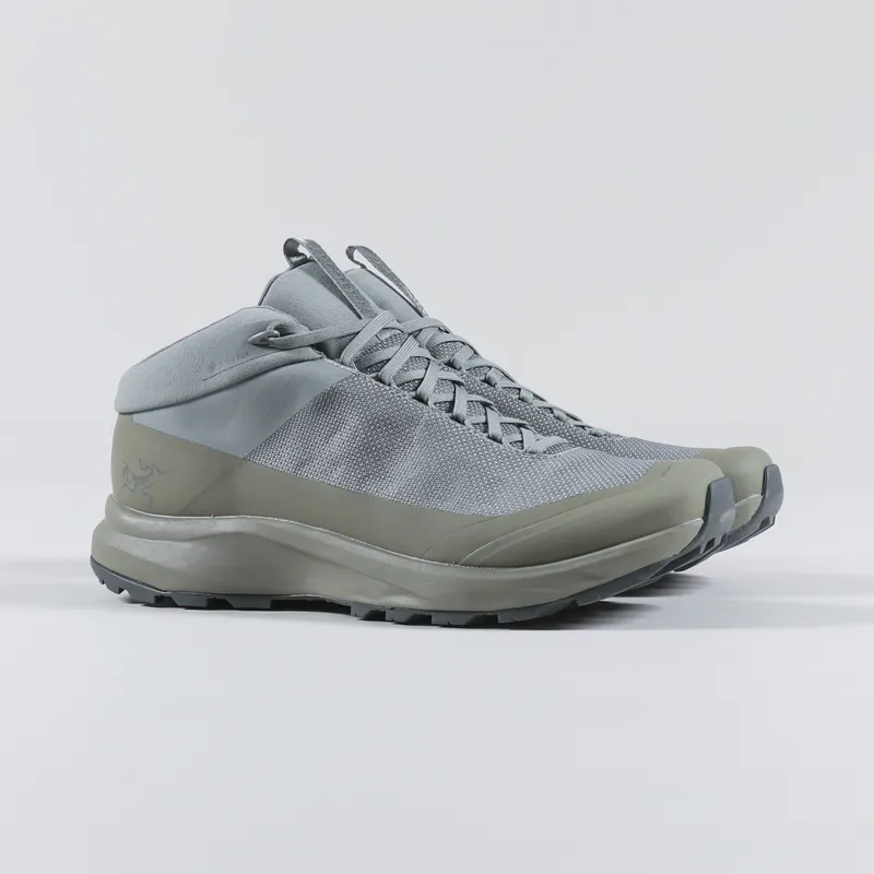 Arcteryx Mens Aerios Mid GORE-TEX Trainers Smoke Grey Silk