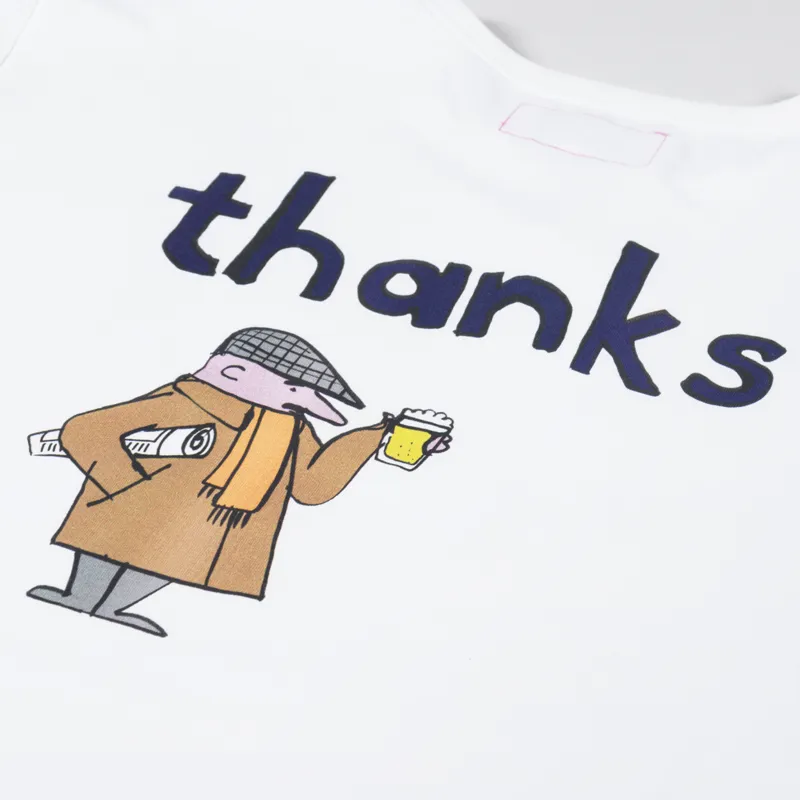 Thanks Arthur T Shirt White-5