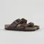 Birkenstock Womens Arizona Birko-Flor Sandals Dark Brown