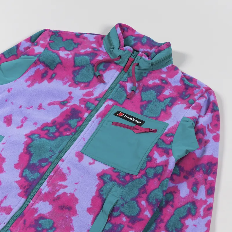 Berghaus Ascent 91 Fleece Pink Dark Turquoise-4