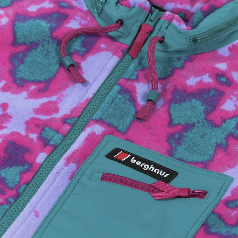 Berghaus Ascent 91 Fleece Pink Dark Turquoise-8