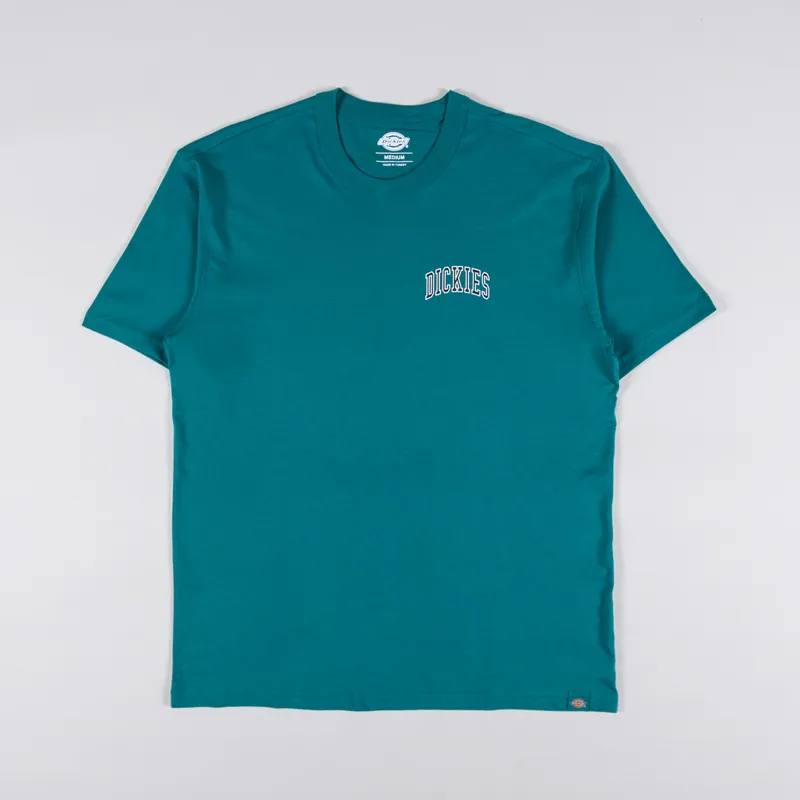 Dickies Aitkin Chest T Shirt Deep Lake