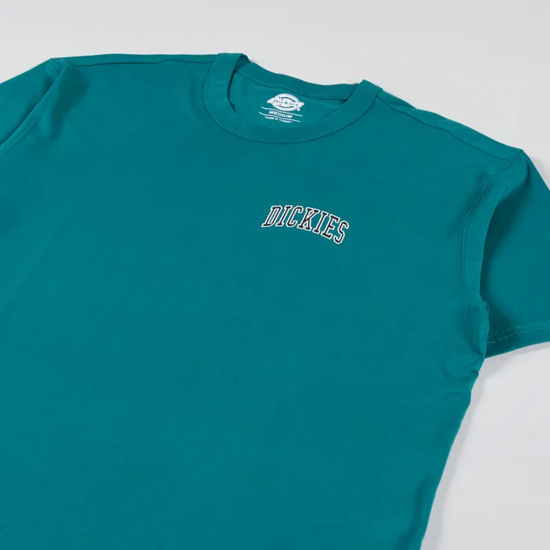 Dickies Aitkin Chest T Shirt Deep Lake-1