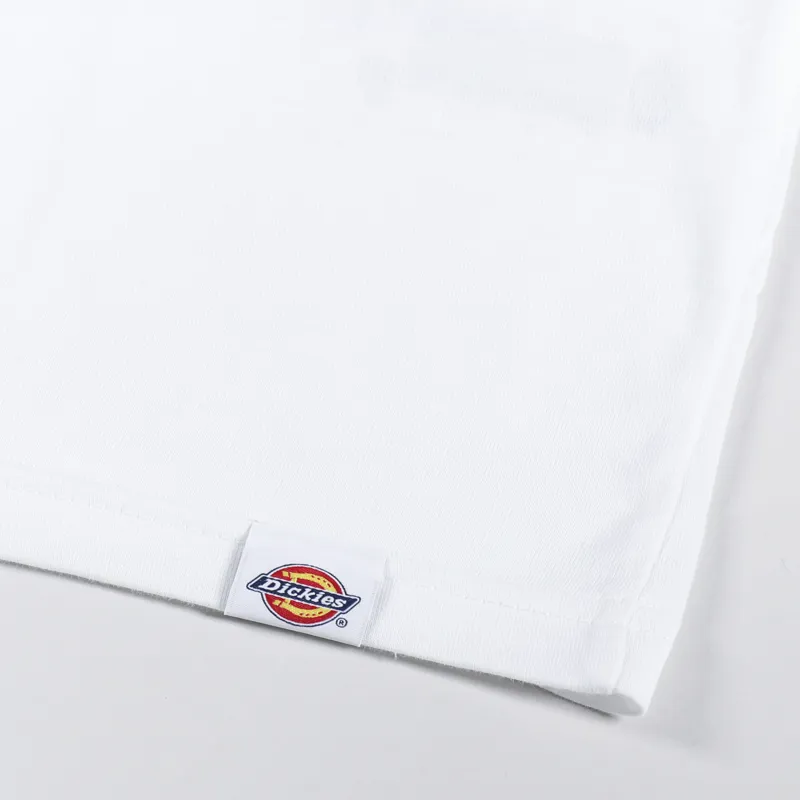 Dickies Aitkin Chest T Shirt White-3