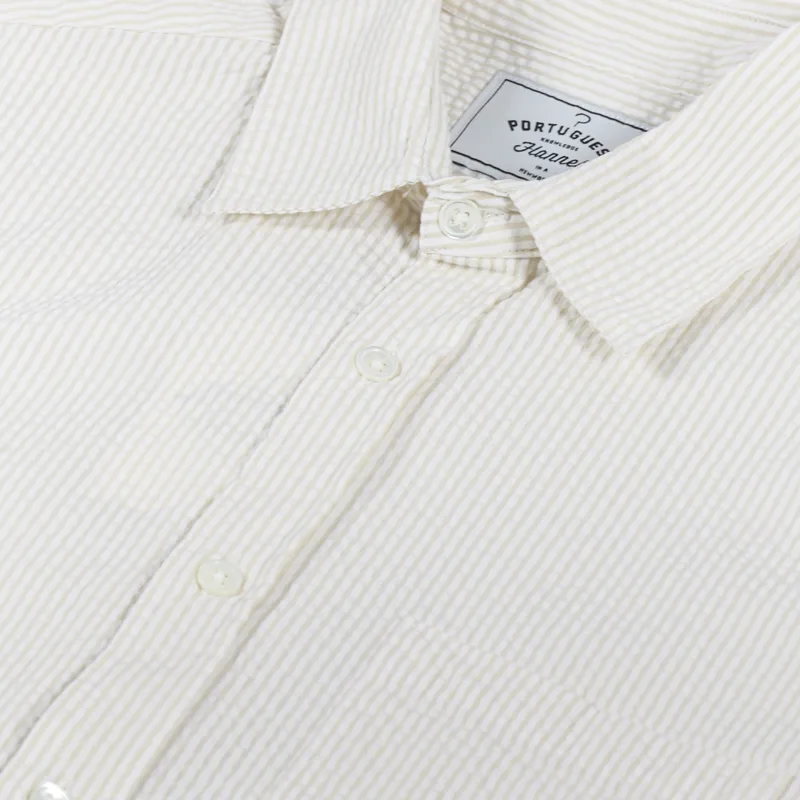 Portuguese Flannel Atlantico Shirt Sand-3