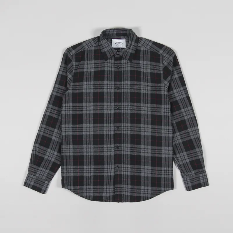black white and grey flannel