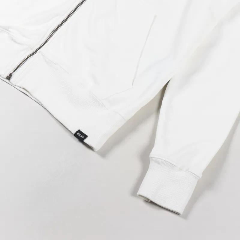 Deus Ex Machina Automatica Zip Hoodie Vintage White-8