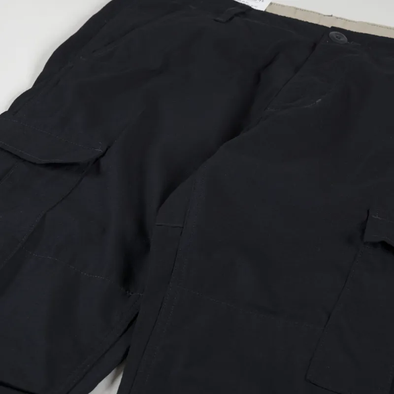 Carhartt WIP Mens Ripstop Aviation Cargo Trousers Pant Black