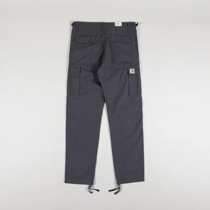 Carhartt WIP Mens Aviation Cargo Ripstop Pant Blacksmith Grey