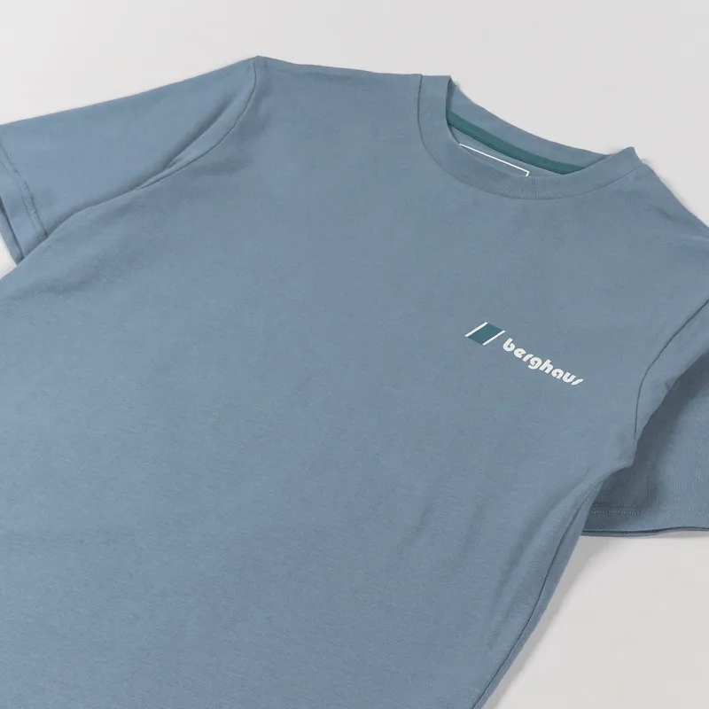 Berghaus Aztec Block T Shirt Blue Mirage-3