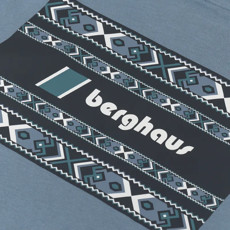 Berghaus Aztec Block T Shirt Blue Mirage-4