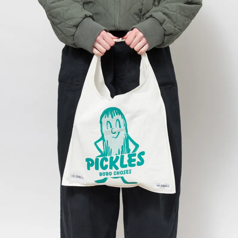 Bobo Choses Womens Pickles Tote Bag Natural