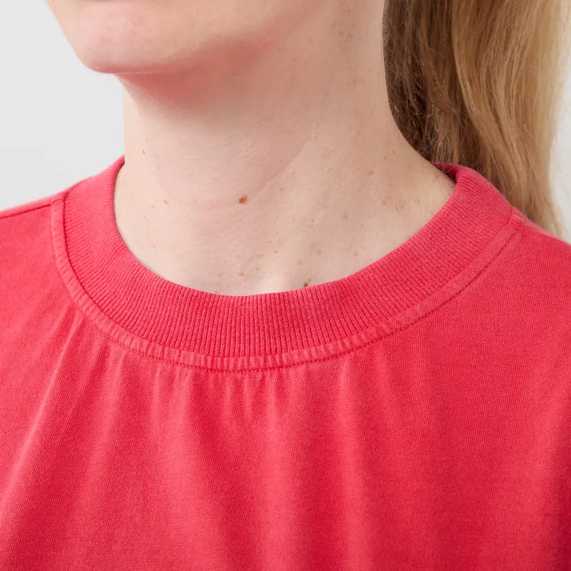 Bobo Choses Womens Monster Mug Embroidered Relaxed T Shirt Red-3