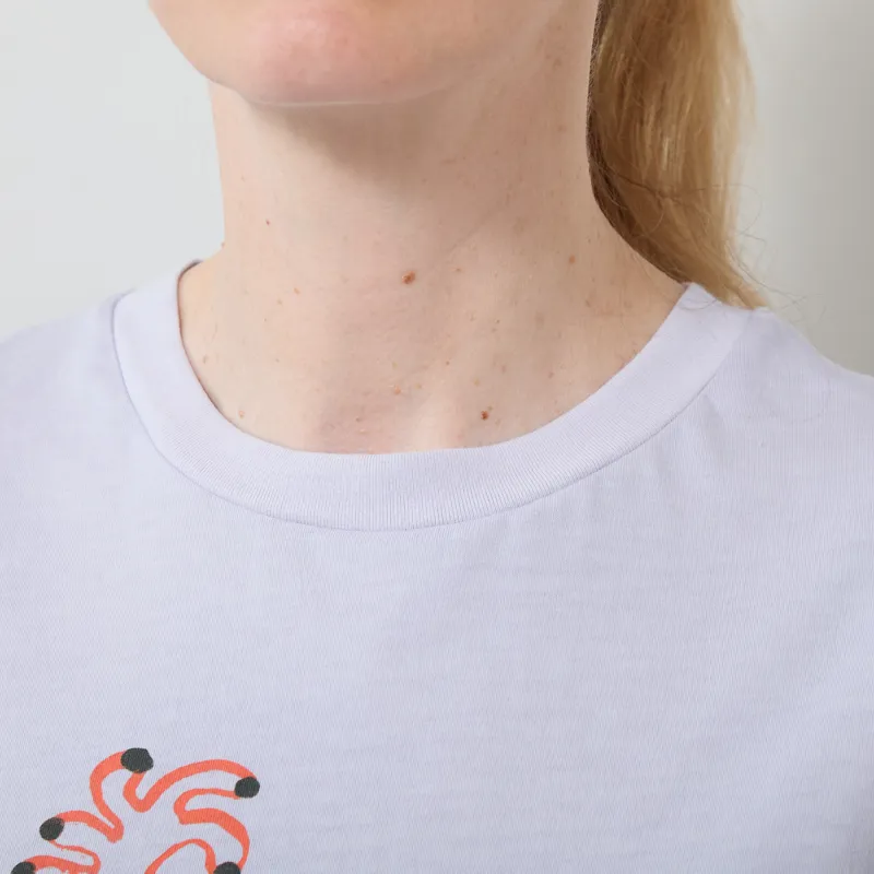 Bobo Choses Womens Hug Me Cropped T Shirt Lavender-3