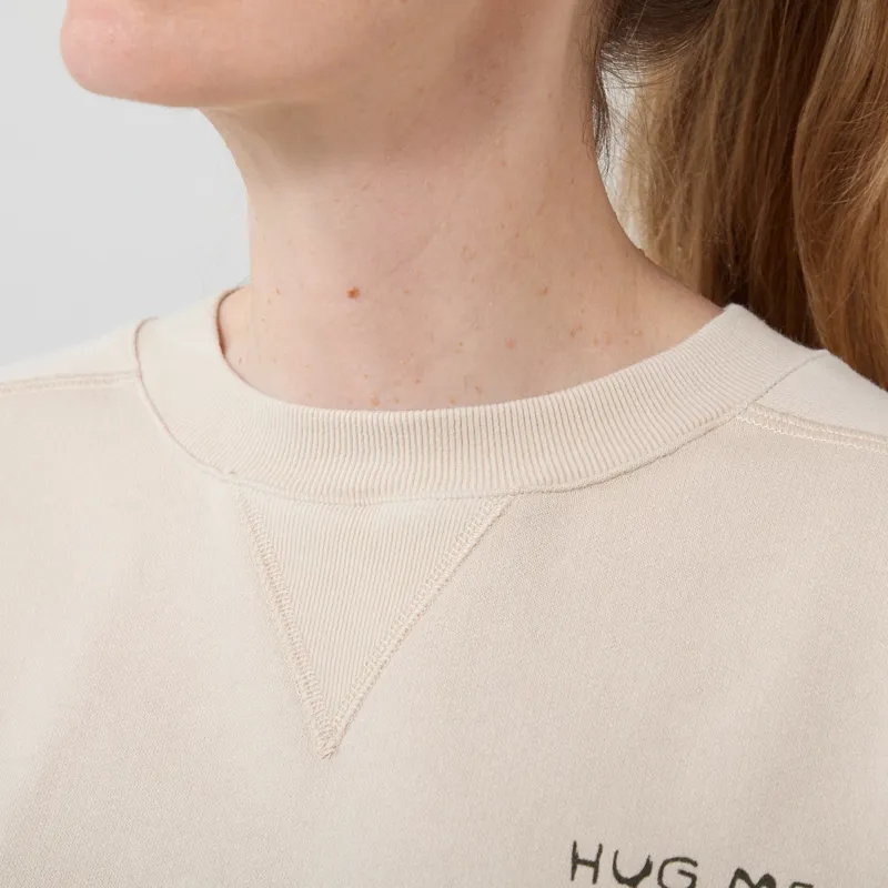 Bobo Choses Womens Hug Me Relaxed Sweatshirt Beige-3