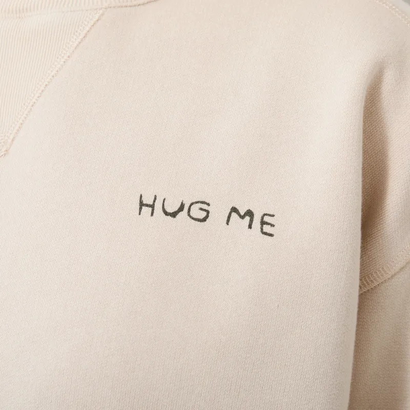 Bobo Choses Womens Hug Me Relaxed Sweatshirt Beige-4