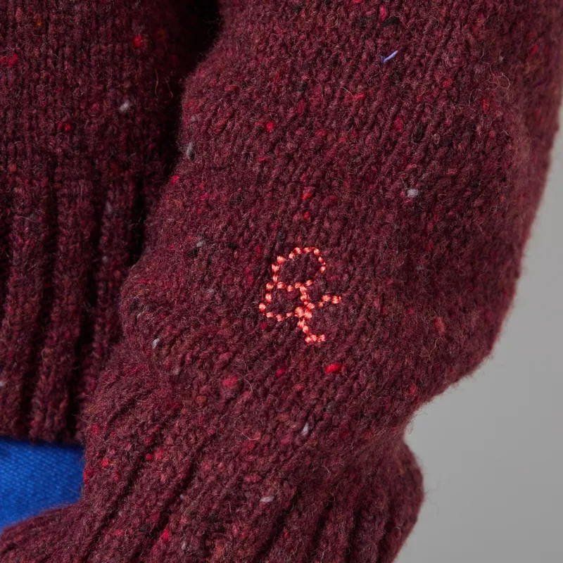 Bobo Choses Womens Pixel Abduction Jumper Burgundy-7