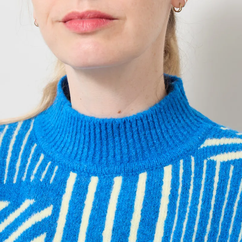 Bobo Choses Womens Maze Jumper Blue-3