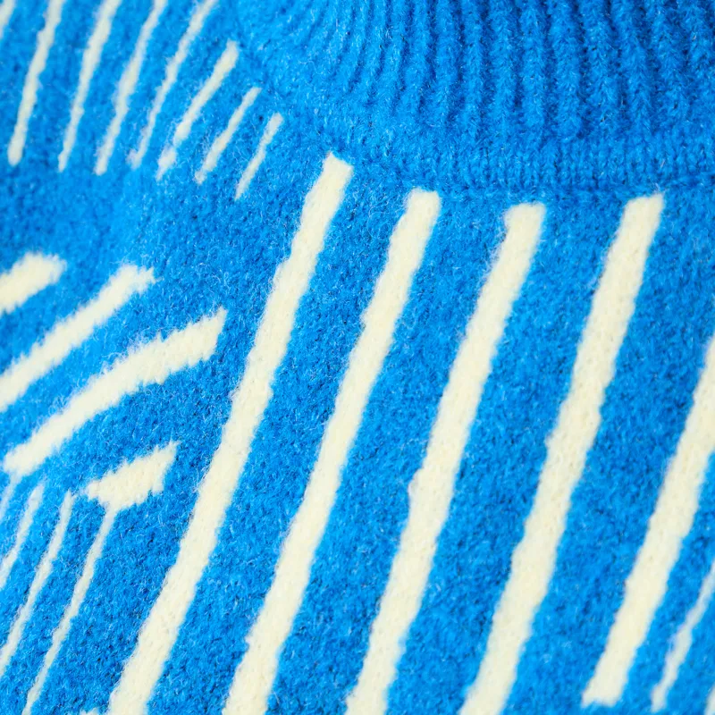 Bobo Choses Womens Maze Jumper Blue-4